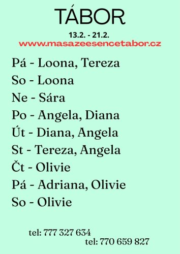 Po-st 16.-18.2. Angela 23h